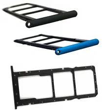 Supporto schede dual SIM/SD card per slot HUAWEI Y7 2019 BLUE