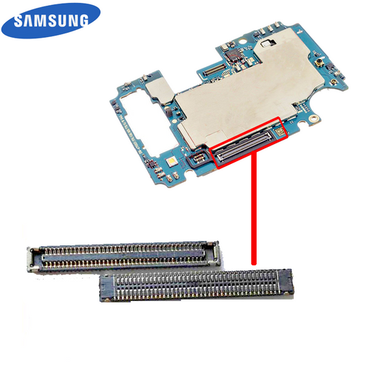 Connettore FPC della Flat su Scheda Madre Samsung A40 A70 A30S Ricarica A41 A405
