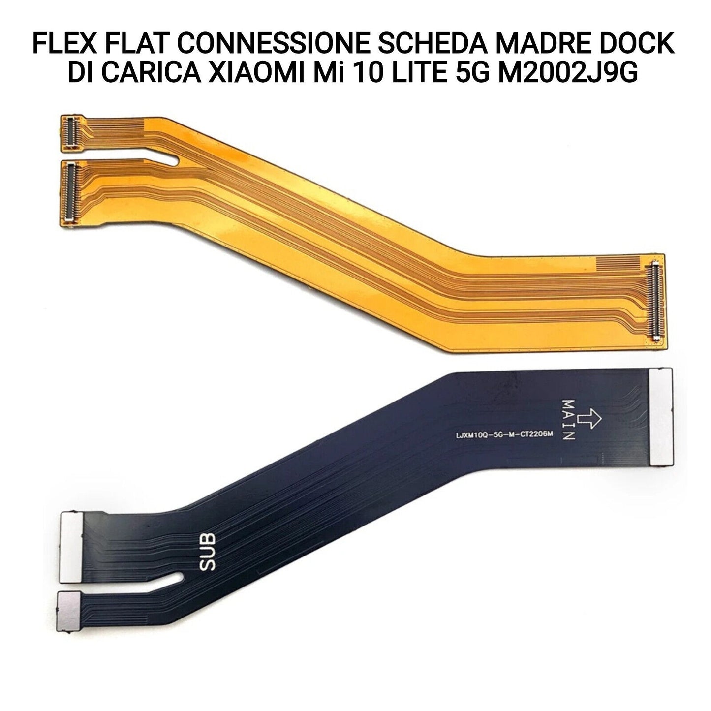 FLEX FLAT CONNESSIONE SCHEDA MADRE DOCK DI CARICA XIAOMI Mi 10 LITE 5G M2002J9G