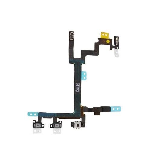 FLAT FLEX TASTO VOLUME ACCENSIONE ON OFF POWER MUTE VIBRAZIONE PER IPHONE 5 5G