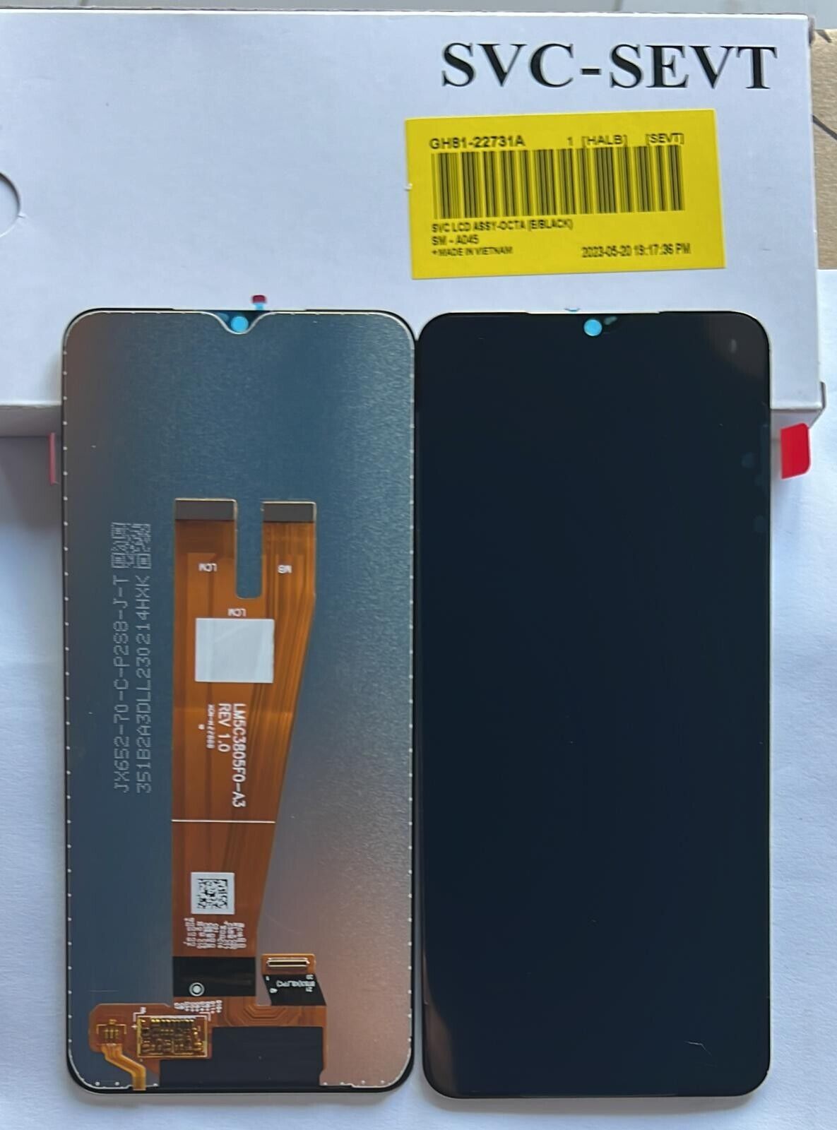 LCD SAMSUNG A04 2022 A045 ORIGINALE SERVICE PACK NO FRAME