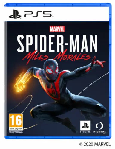 MARVEL'S SPIDER-MAN MILES MORALES PS5 GIOCO ITALIANO PLAYSTATION 5 NUOVO PAL ITA
