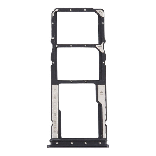 SLOT CARRELLO LETTORE VANO SCHEDA SIM SD XIAOMI REDMI 9 9i 9A 9C 9AT 10A NERO
