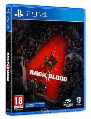 BACK 4 BLOOD PS4 GIOCO ITALIANO VIDEOGIOCO PLAYSTATION 4 EU PS5 NUOVO SIGILLATO