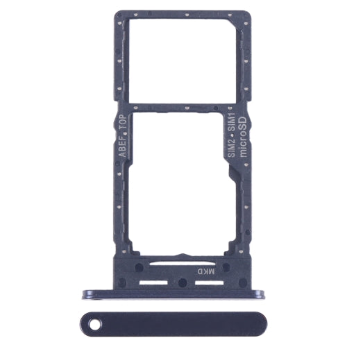 CARELLO SIM Per Samsung Galaxy A25 5G SM-A256B Vassoio scheda SIM originale + Vassoio scheda SIM/Vassoio scheda micro SD (Nero)
