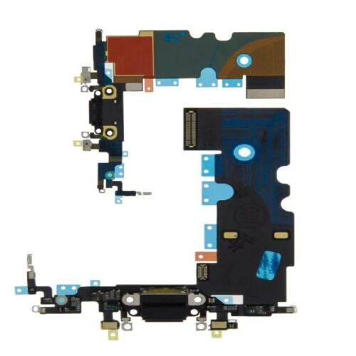 CONNETTORE DOCK DI RICARICA MICROFONO PER IPHONE SE 2020 NERO BLACK