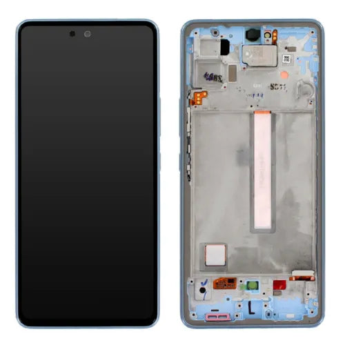 DISPLAY LCD + FRAME ORIGINALE SAMSUNG GALAXY A53 5G SM A536 A536B TOUCH BLU