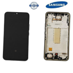 TOUCH SCREEN SCHERMO ORIGINALE SERVICE PACK PER SAMSUNG GALAXY A34 A346B NERO CON FRAME VETRO LCD DISPLAY GH82-31200A GH82-31201A