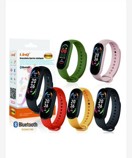 Smartwatch Orologio Contapassi Smart Sportivo Bracciale Bluetooth Band Wh5806