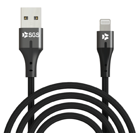 Cloth Lightning Cavo Dati/Carica Usb 1 Metro Black APPLE