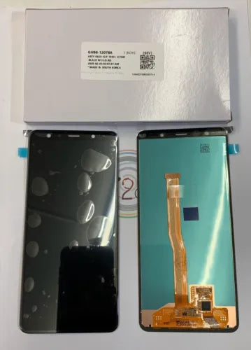 DISPLAY LCD ORIGINALE SAMSUNG SERVICE PACK PER GALAXY A7 2018 A750F TOUCH NERO