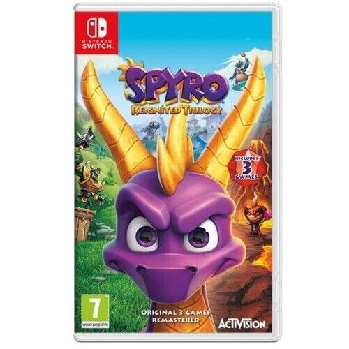 SPYRO REIGNITED TRILOGY NINTENDO SWITCH TRILOGIA GIOCO ITALIANO NUOVO SIGILLATO